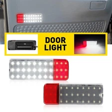2x LED Panel Door Interior Courtesy Light Pair For 92-96 Ford F150 F250 BRONCO
