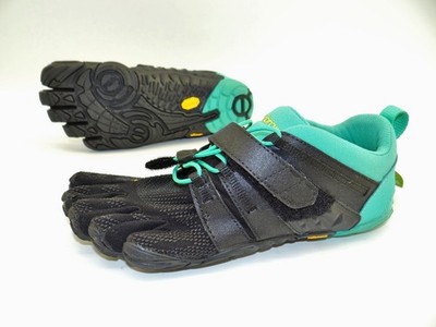 Vibram FiveFingers Sneaker V-TRAIN 2.0 Schwarz Grün Training Laufschuhe Damen 36
