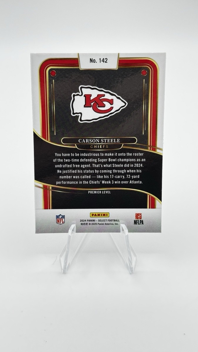 2024 Panini Select - Premier Level Carson Steele #142 (RC) | eBay