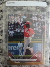 2025 Topps Now  Gold Foil Parallel Card #299  Elly De La Cruz 43/50