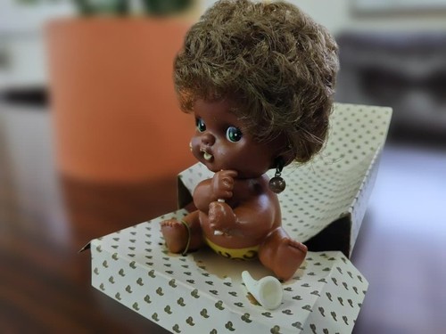 Showa Retro Takara Oni Soft Vinyl Doll Mascotte Doll con scatola originale - Foto 5 di 12