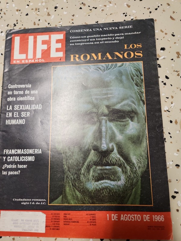 Life Magazine En Espanol Agosto 1 1966 60th Birthday Gift Beisbol Star Marichal