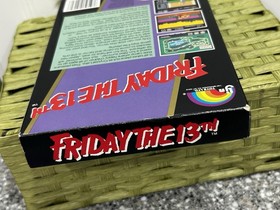 Friday The 13th NES Nintendo Complete w/ Box Sleeve NO Manual Tested Working