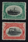 CKStamps: US Stamps Collection Scott#294 1c Mint NH OG #295 2c Mint H OG