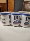 6 Vintage Miller Lite Foam Beer Can Holders Kooler Koaster 1987 — photo 2
