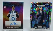 23-24 Hoops Rookie Ink Auto Jaylen Clark RC & Prizm Ice Lot of 2