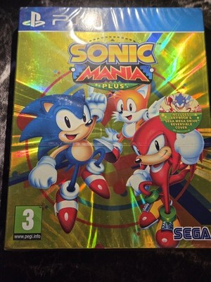 Sonic Mania Plus Artbook Edition Playstation 4 PS4 PAL Version Brand New Sealed 