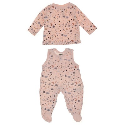 Boley Baby, Set, Größe: 62, Baumwolle, Pink/Mehrfarbig, Gepunktet #IdD
