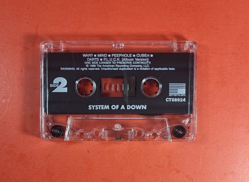 System Of A Down: Self Titled Cassette Tape American Original Rock Metal (1998) - Picture 3 of 13