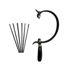 Saw Frame Hacksaw Handle Curved Coping Saw Frame & Saw Blade Set Size:1/0-6/0