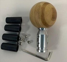 Wooden Shifter Knob Gear Universal -round Ball Shifter Knobs With 4 Bamboo Wooden Shifter Knob Gear Universal -round Ball Shifter Knobs With 4 Bamboo