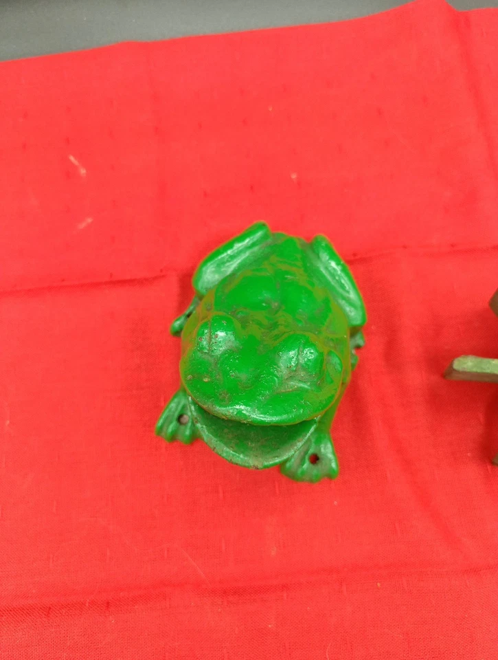 Grenouille Et Roulette En Fonte Jeu De La Grenouille - Photo 2/4