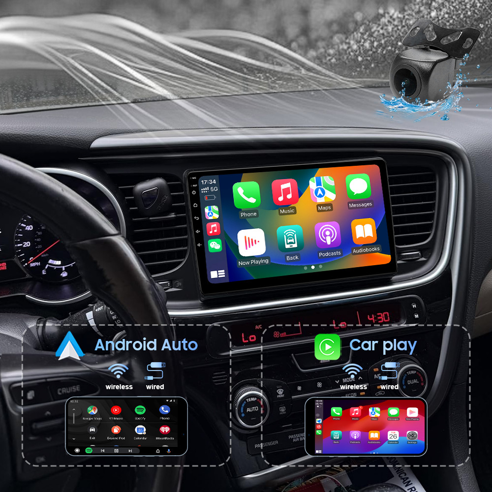 4+64G Apple Carplay Android auto Radio Stereo For Kia Optima K5 2011-2015 8 Core