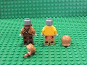 Lot 2 The LEGO Movie minifigures Velma Staplebot + Wiley Fusebot robot NA54