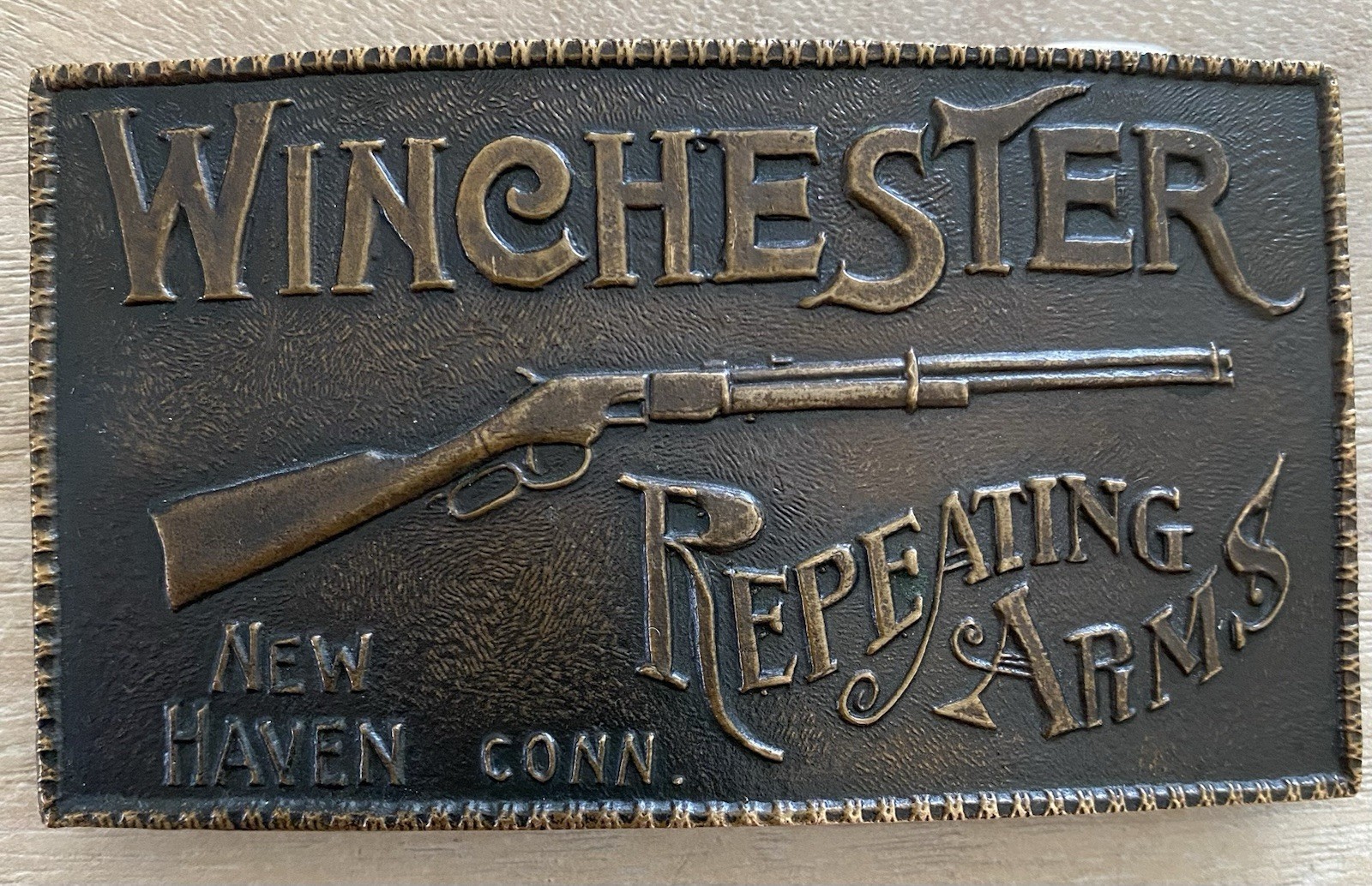 Winchester Repeating Arms Co.  Tiffany Studio New York  Belt Buckle