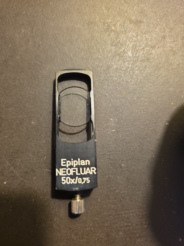 ZEISS Microscope 44 44 58 Epiplan NEOFLUAR 50x / 0.75 DIC Slider