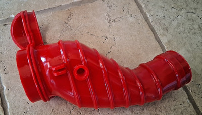 HONDA TRX 400EX, 400X AIRBOX TO CARBURETOR RED INTAKE BOOT, DUCT 17253-HN1-A20