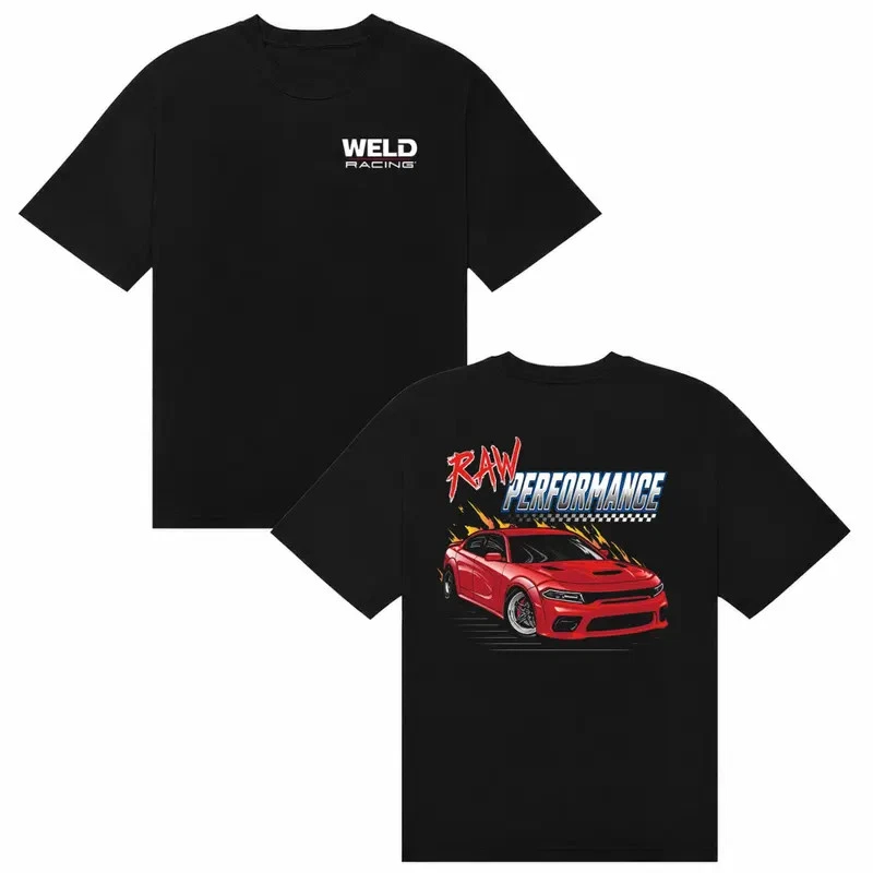 Raw Performance Red Hellcat Dodgess T-Shirt Weld Racing 2026