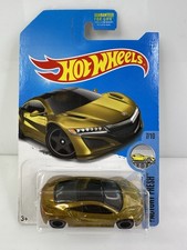 Hot Wheels Factory Fresh 17 Acura NSX Super Treasure Hunt dorado difícil de encontrar 