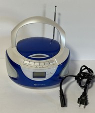 EMATIC CD BLUETOOTH BOOMBOX AUDIO SPEAKERPHONE AM/FM RADIO EBB9224BL