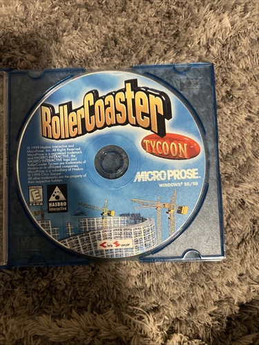 Roller Coaster Tycoon PC 1999 Disc Only