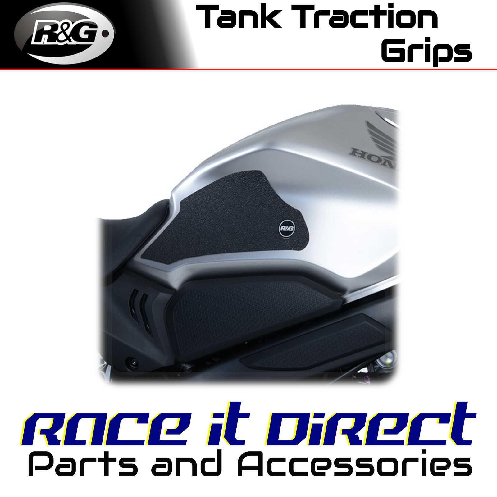 Tank Traction Grips for Honda CBR650R 2019-2026 R&G