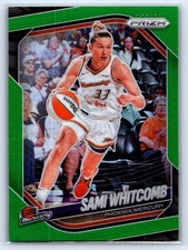 2025 Panini Prizm WNBA #108 Sami Whitcomb Green Prizms