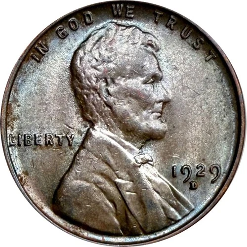1929 D Lincoln Wheat Cent Choice AU Brown ***READ DESCRIPTION***
