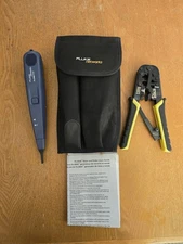Fluke Networks Pro3000 Probe Tone Tracer Network Cable Tester + Klein VDV226-011