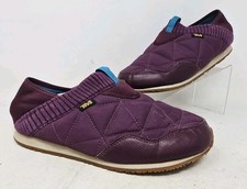 Teva Womens Ember Moc Shoes Purple Slip On Comfort Size 8