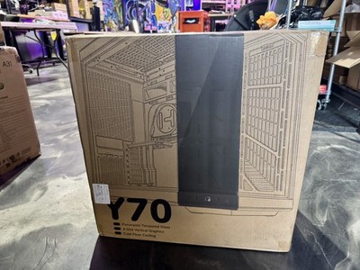 HYTE Y70 Modern Aesthetic Gaming Computer Case ( All black)