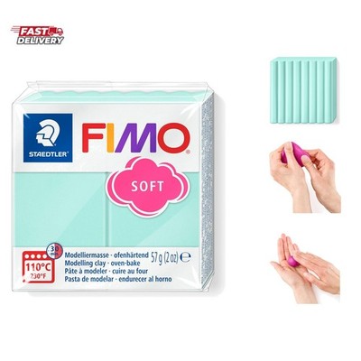 FIMO Effects Polymer Clay - -Oven Bake Clay for Jewelry, Sculpting, Mint Gree...