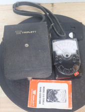 Used Triplett 310 Type 4 VOM / Vintage Meter W/ Case  Manual No Cords / Leads