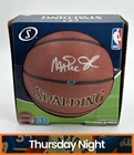 MAGIC JOHNSON SPALDING AUTOGRAPHED BASKETBALL AUTO AJ SPORTS COA