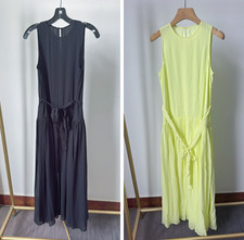 Women Ulla Johnson Round Neck A-line Tank Midi Dress