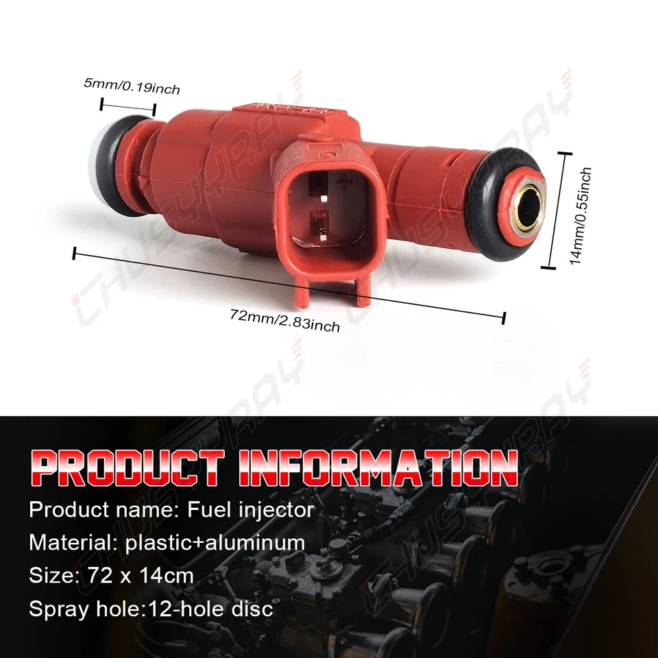 6 件全新燃油喷射器全新升级版适用于 2001 - 2004 年福特野马 3.8L V6 — 第 3/4 张图片