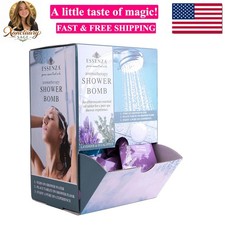 Shower Bombs 14pc Bin - Revitalizing Eucalyptus Relaxing Lavender Aromather...