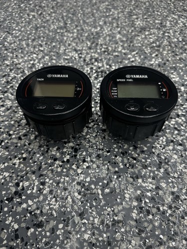 Yamaha Digital Tachometer & Speed Fuel Gauge Set - Marine Outboard Boat Gauges - Picture 2 of 13