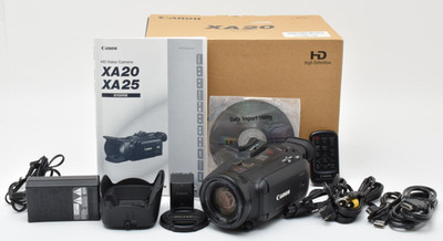 [OPT MINT w/BOX] Canon XA20 Full HD Camcorder Video Camera Black From JAPAN