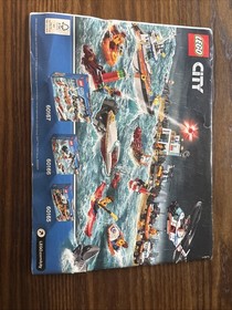 LEGO City 60166 Heavy-Duty Rescue Helicopter Instruction Manuals Lot of 3 Books