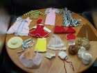 Lot of 1960s-70s  Vintage Barbie clothes Wigs & Accessories