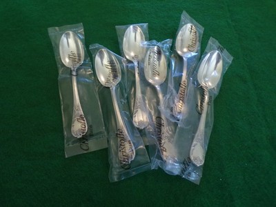 Christofle Modell MARLY Satz Moccalöffel 10 cm für 6 Personen versilbert OVP