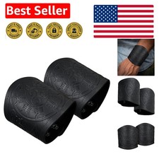 Viking Leather Arm Guards - Adjustable Gauntlet Bracers for Costume Enthusiasts