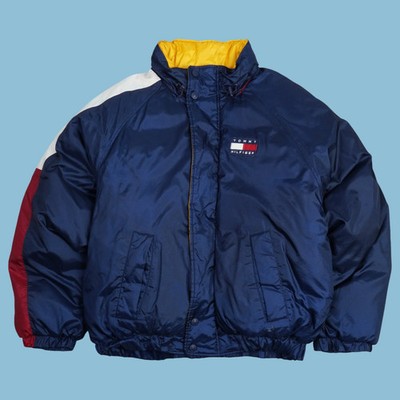 Vintage Tommy Hilfiger Puffer Jacke - L