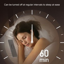 Black Pillow Speaker For Sleeping 5.3 Bone Conduction Portable