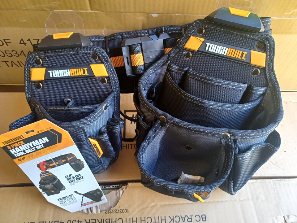 Tough Built Tool Bags ToughBuilt Contractor Tool Belt Set