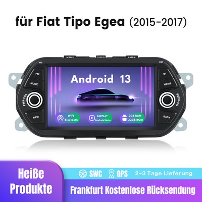 7'' Android 13 Autoradio Für Fiat Tipo Egea 2015-2021 GPS Navi BT Carplay 2+32G