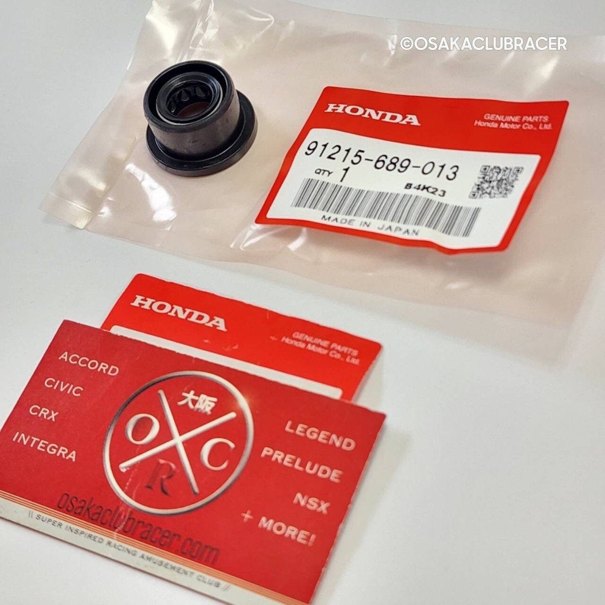 本A-16 9 ④ Genuine OEM Honda Acura Shift Rod Oil Seal 14x25x16 Honda 91215