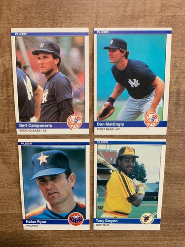 1984 Fleer Baseball COMPLETE Set (660) - Mattingly Strawberry Rookie Cards - Picture 5 of 10