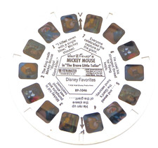 View Master Single Reel Mickey Mouse in Brave Little Tailor RP-1046 GAF 1958